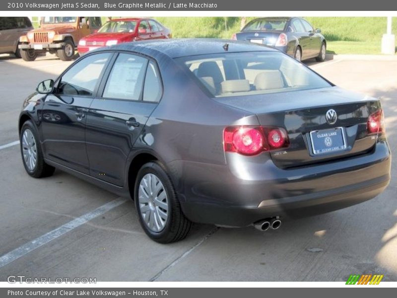 Blue Graphite Metallic / Latte Macchiato 2010 Volkswagen Jetta S Sedan
