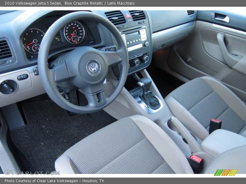 Blue Graphite Metallic / Latte Macchiato 2010 Volkswagen Jetta S Sedan