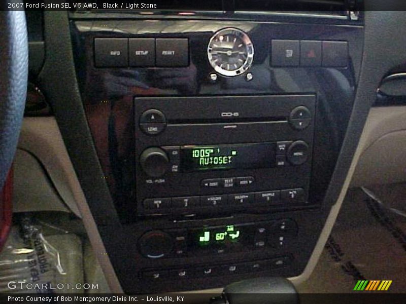 Black / Light Stone 2007 Ford Fusion SEL V6 AWD