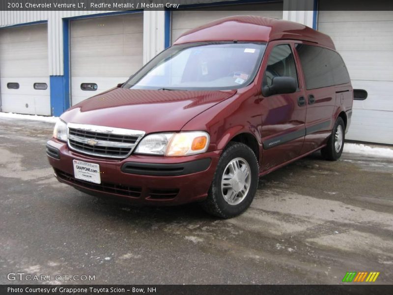 Redfire Metallic / Medium Gray 2001 Chevrolet Venture LT