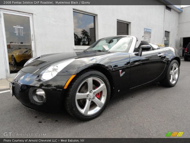 Mysterious Black / Ebony 2008 Pontiac Solstice GXP Roadster