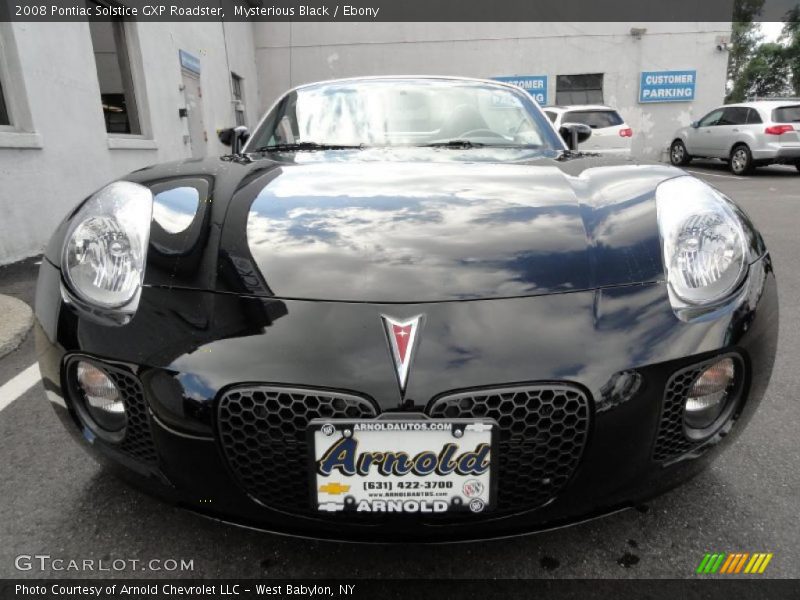 Mysterious Black / Ebony 2008 Pontiac Solstice GXP Roadster