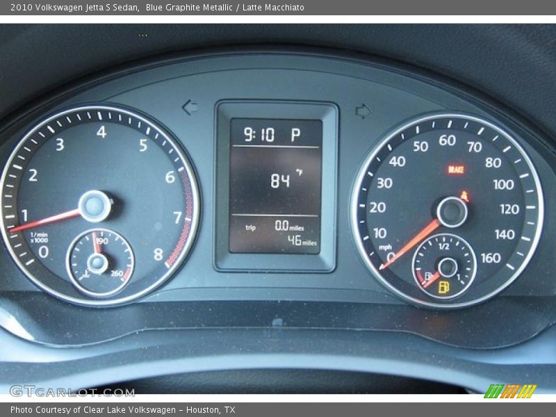 Blue Graphite Metallic / Latte Macchiato 2010 Volkswagen Jetta S Sedan