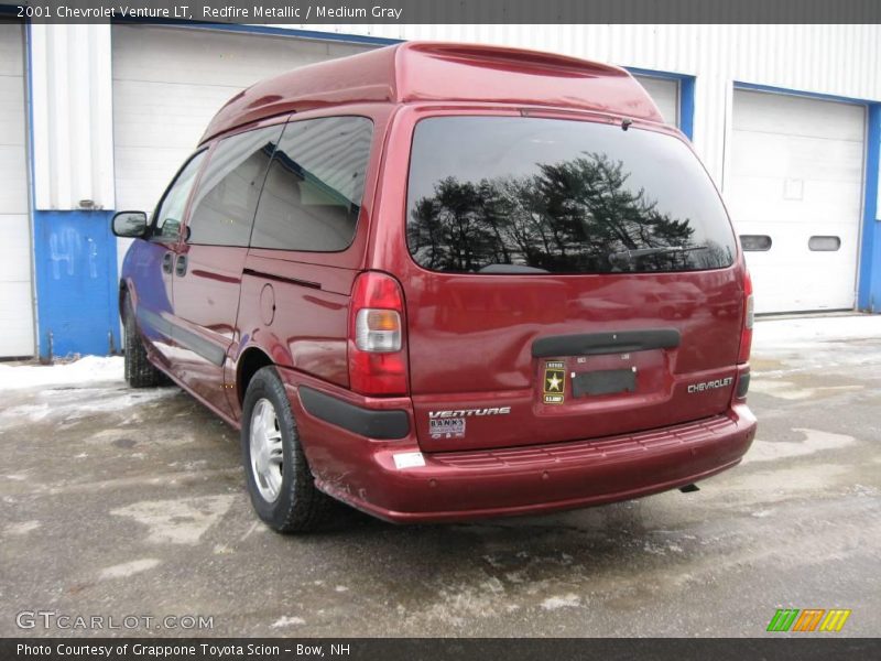 Redfire Metallic / Medium Gray 2001 Chevrolet Venture LT