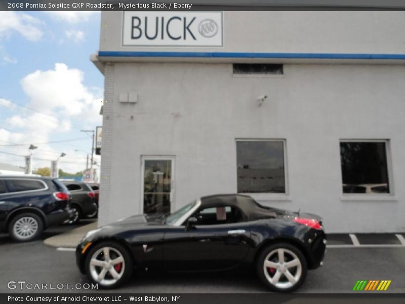 Mysterious Black / Ebony 2008 Pontiac Solstice GXP Roadster