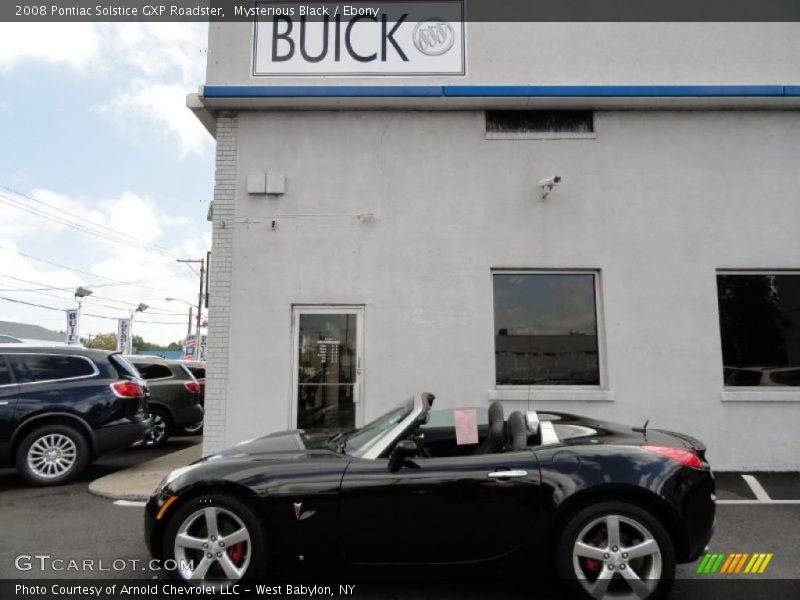 Mysterious Black / Ebony 2008 Pontiac Solstice GXP Roadster