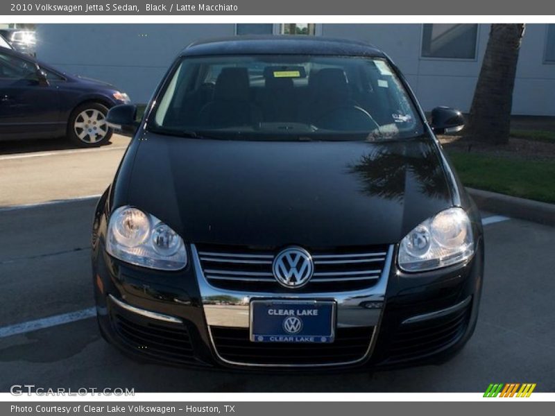 Black / Latte Macchiato 2010 Volkswagen Jetta S Sedan