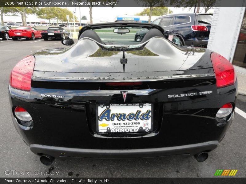 Mysterious Black / Ebony 2008 Pontiac Solstice GXP Roadster