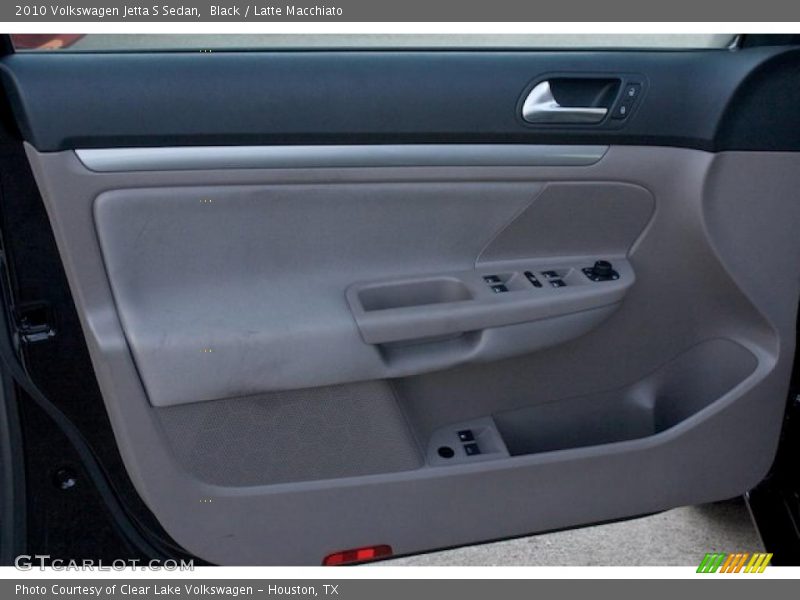 Black / Latte Macchiato 2010 Volkswagen Jetta S Sedan