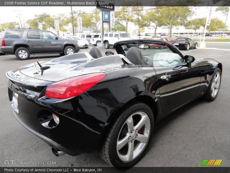 Mysterious Black / Ebony 2008 Pontiac Solstice GXP Roadster