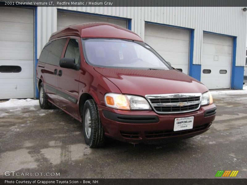 Redfire Metallic / Medium Gray 2001 Chevrolet Venture LT