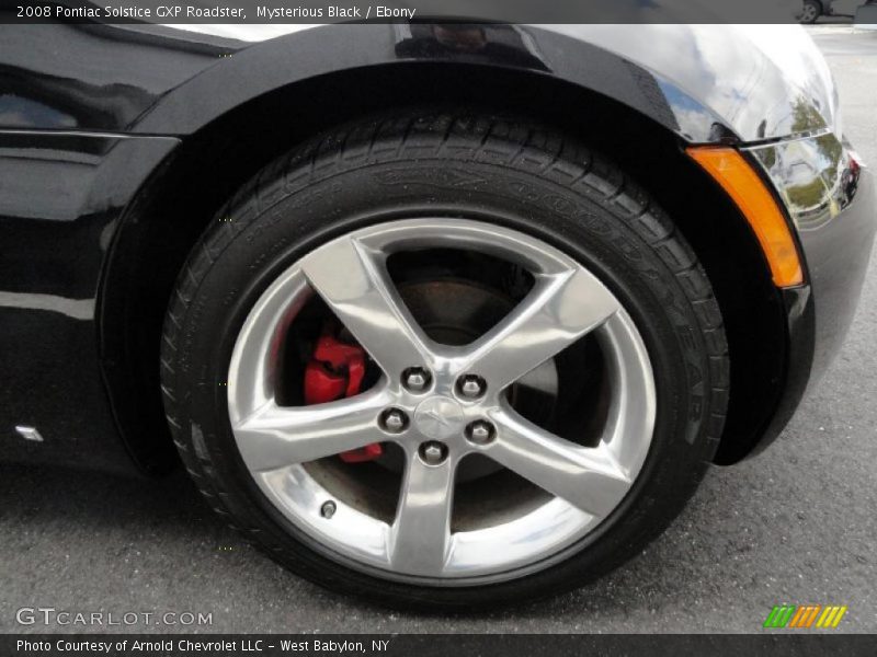 Mysterious Black / Ebony 2008 Pontiac Solstice GXP Roadster