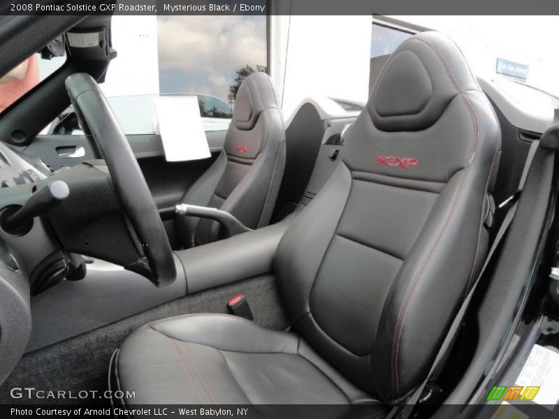 Mysterious Black / Ebony 2008 Pontiac Solstice GXP Roadster