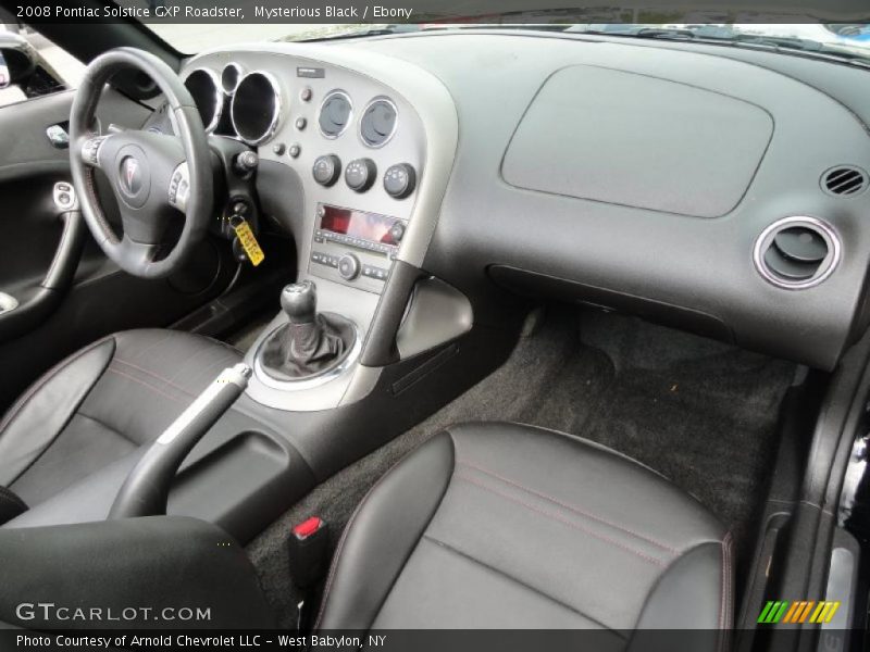 Mysterious Black / Ebony 2008 Pontiac Solstice GXP Roadster