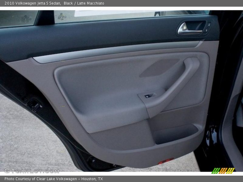 Black / Latte Macchiato 2010 Volkswagen Jetta S Sedan