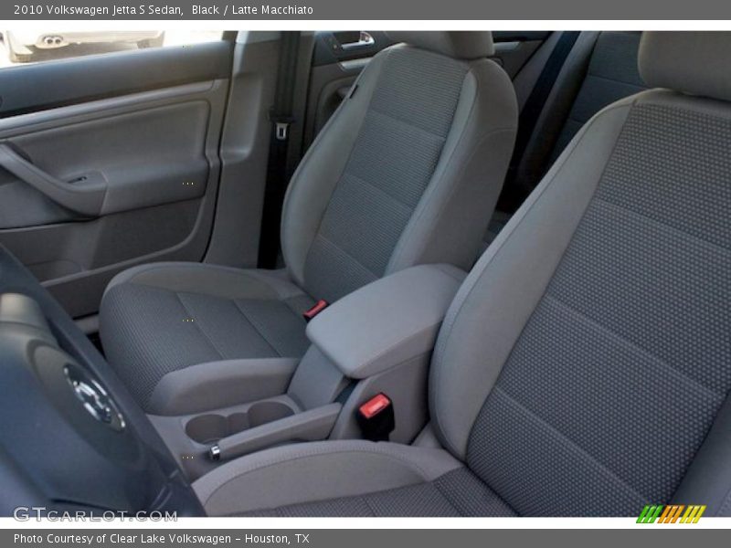 Black / Latte Macchiato 2010 Volkswagen Jetta S Sedan