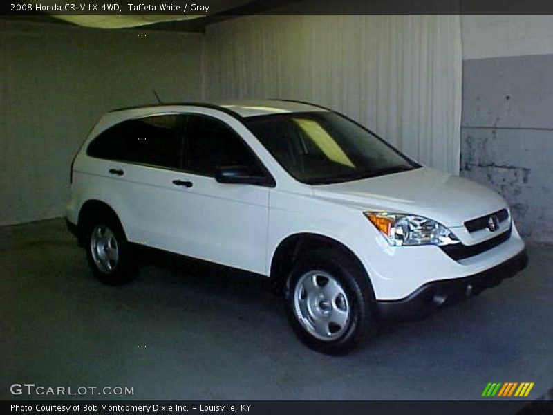 Taffeta White / Gray 2008 Honda CR-V LX 4WD