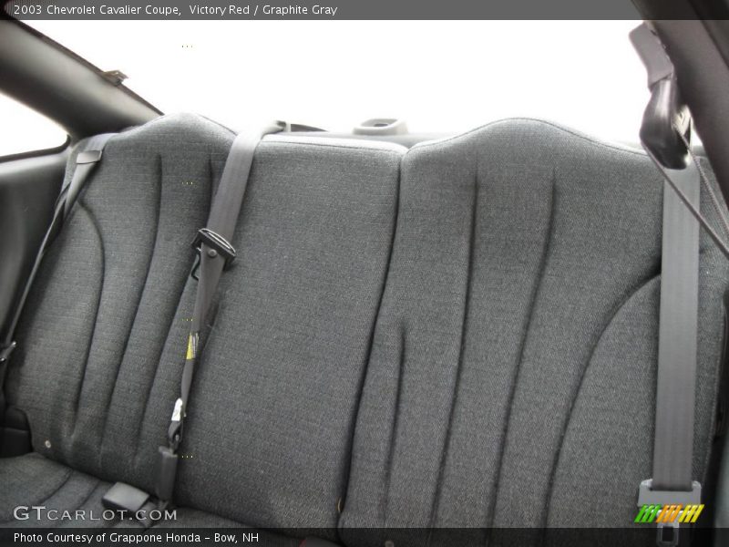Victory Red / Graphite Gray 2003 Chevrolet Cavalier Coupe