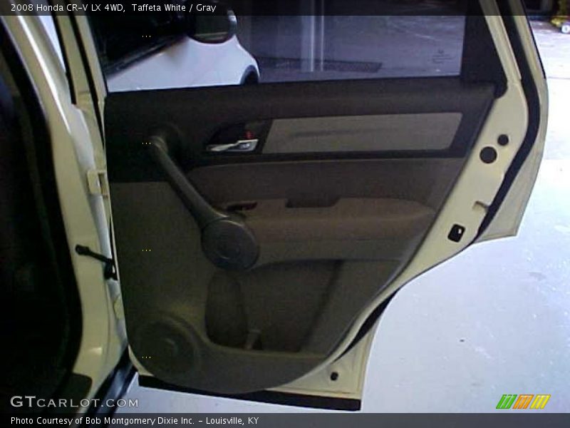 Taffeta White / Gray 2008 Honda CR-V LX 4WD