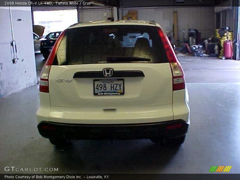 Taffeta White / Gray 2008 Honda CR-V LX 4WD