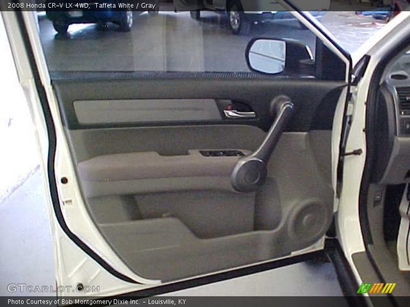 Taffeta White / Gray 2008 Honda CR-V LX 4WD