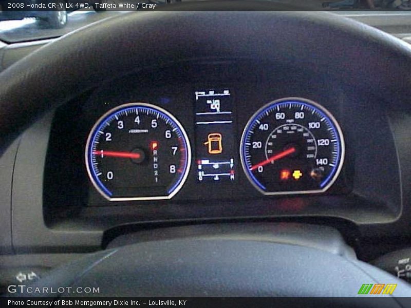 Taffeta White / Gray 2008 Honda CR-V LX 4WD