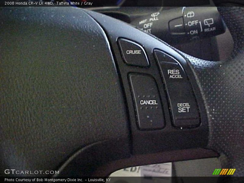 Taffeta White / Gray 2008 Honda CR-V LX 4WD