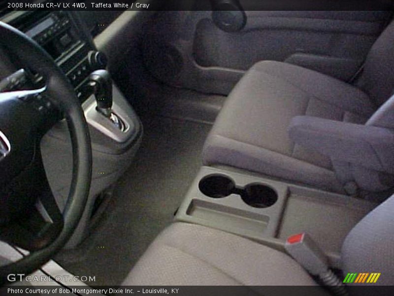 Taffeta White / Gray 2008 Honda CR-V LX 4WD