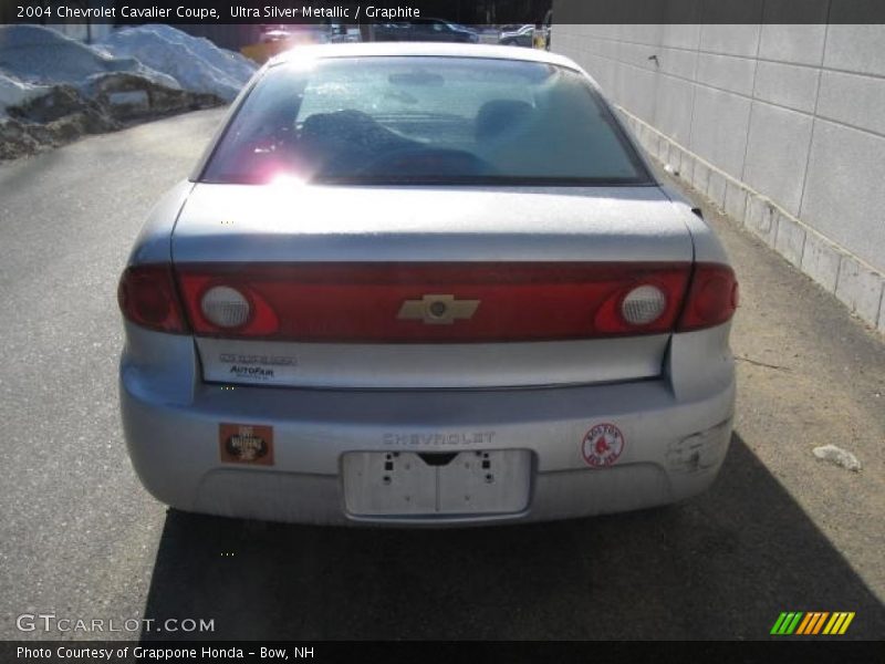 Ultra Silver Metallic / Graphite 2004 Chevrolet Cavalier Coupe