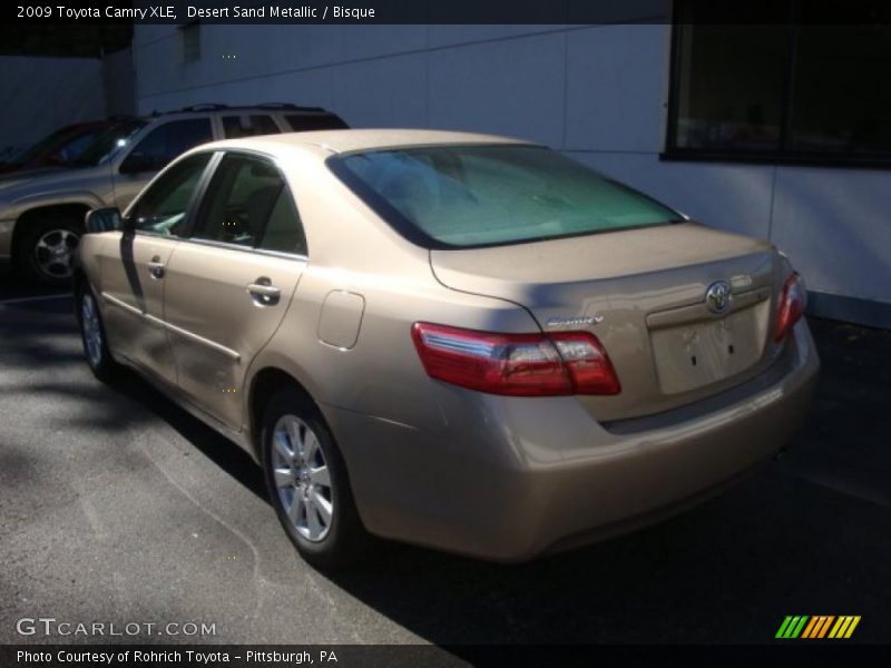 Desert Sand Metallic / Bisque 2009 Toyota Camry XLE