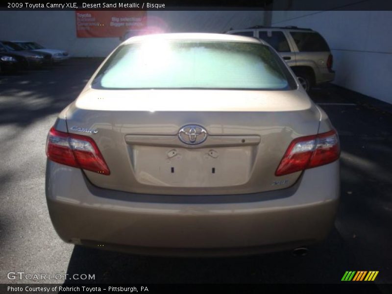 Desert Sand Metallic / Bisque 2009 Toyota Camry XLE