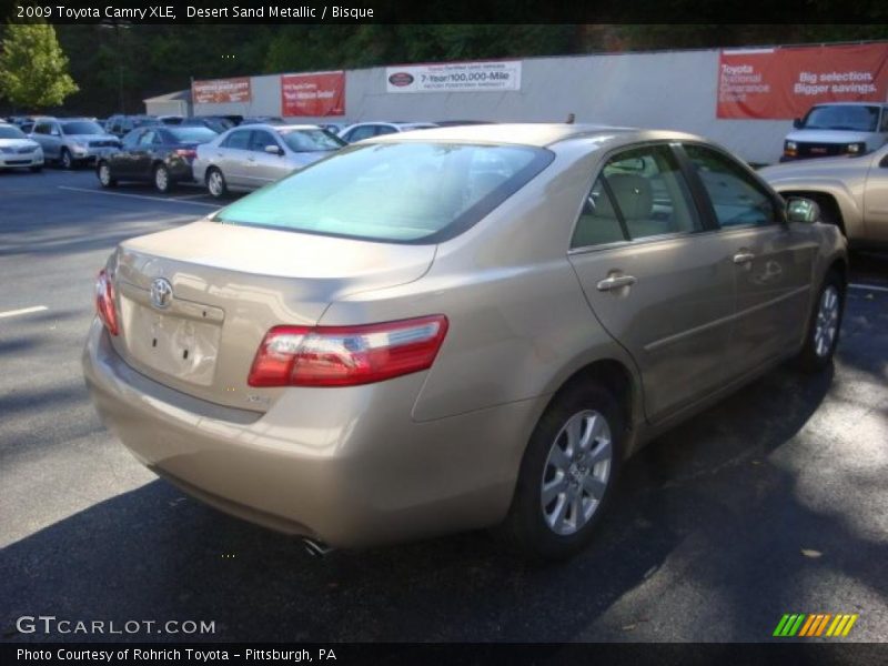 Desert Sand Metallic / Bisque 2009 Toyota Camry XLE