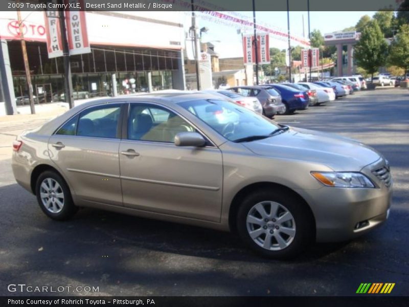 Desert Sand Metallic / Bisque 2009 Toyota Camry XLE