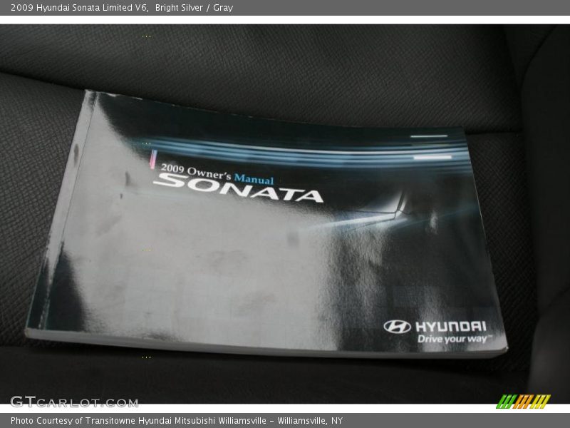 Bright Silver / Gray 2009 Hyundai Sonata Limited V6