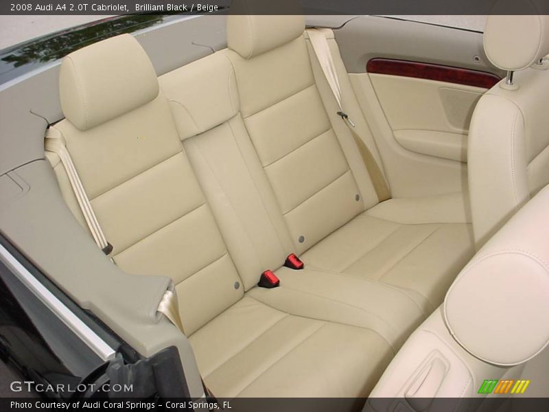 Brilliant Black / Beige 2008 Audi A4 2.0T Cabriolet