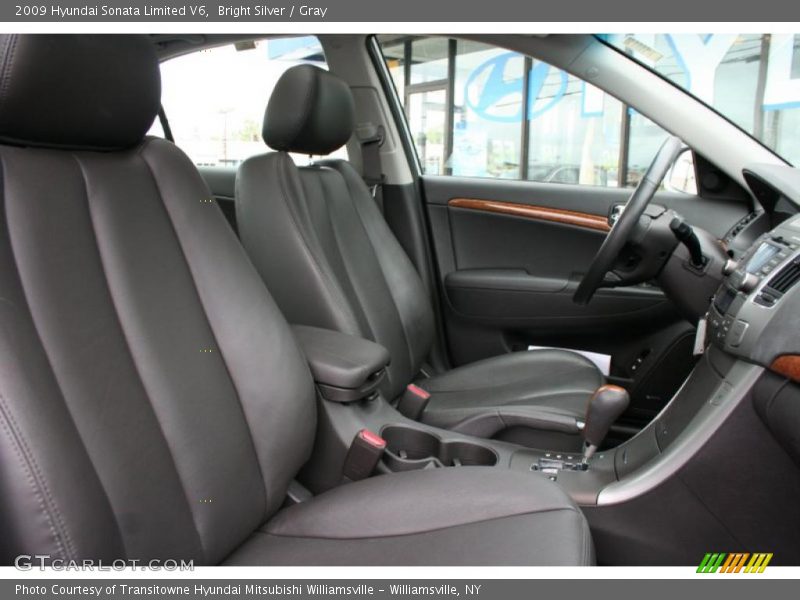Bright Silver / Gray 2009 Hyundai Sonata Limited V6