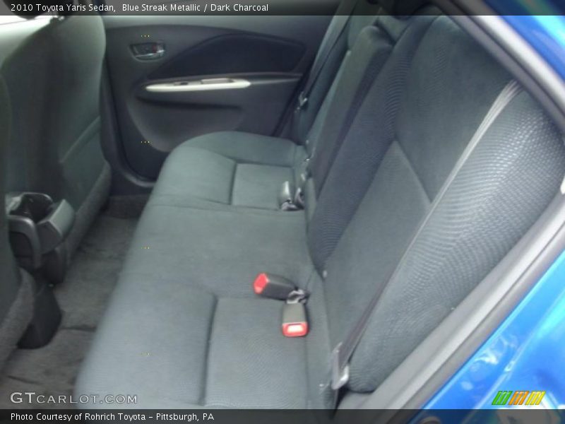 Blue Streak Metallic / Dark Charcoal 2010 Toyota Yaris Sedan