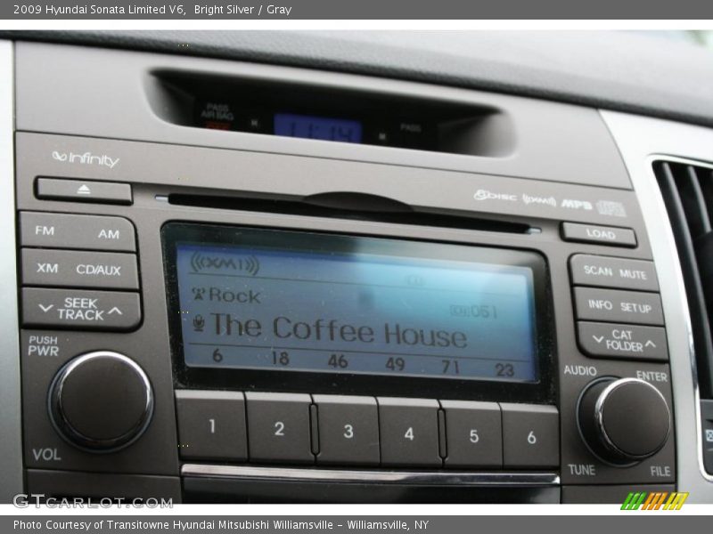 Bright Silver / Gray 2009 Hyundai Sonata Limited V6