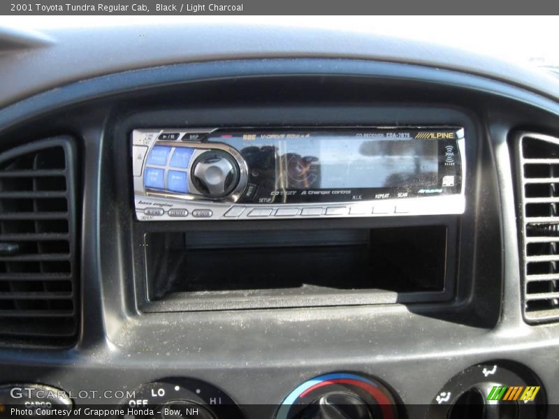 Black / Light Charcoal 2001 Toyota Tundra Regular Cab