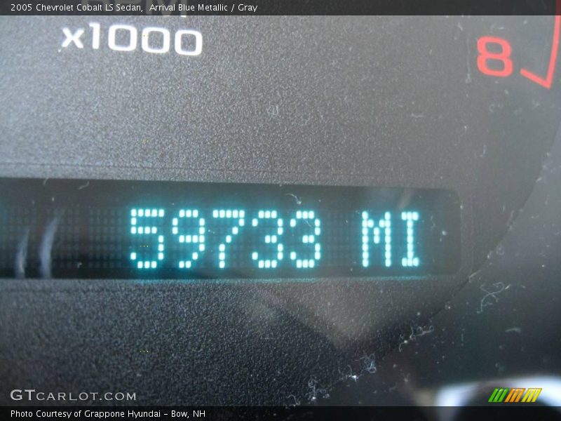 Arrival Blue Metallic / Gray 2005 Chevrolet Cobalt LS Sedan
