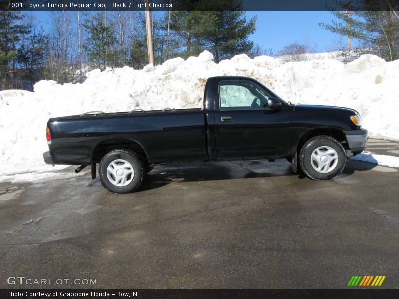 Black / Light Charcoal 2001 Toyota Tundra Regular Cab