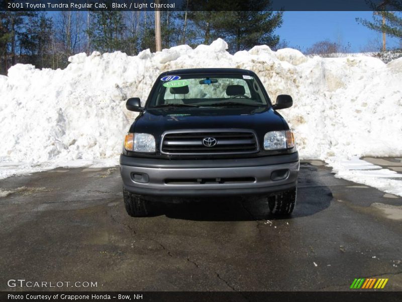 Black / Light Charcoal 2001 Toyota Tundra Regular Cab