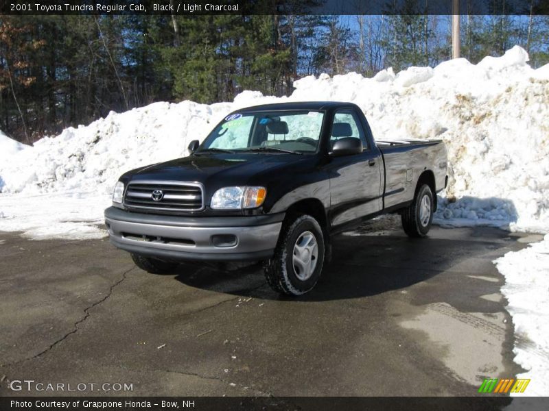 Black / Light Charcoal 2001 Toyota Tundra Regular Cab