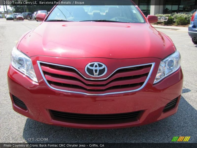 Barcelona Red Metallic / Bisque 2010 Toyota Camry LE