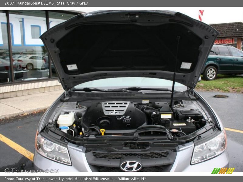 Steel Gray / Gray 2007 Hyundai Sonata SE V6