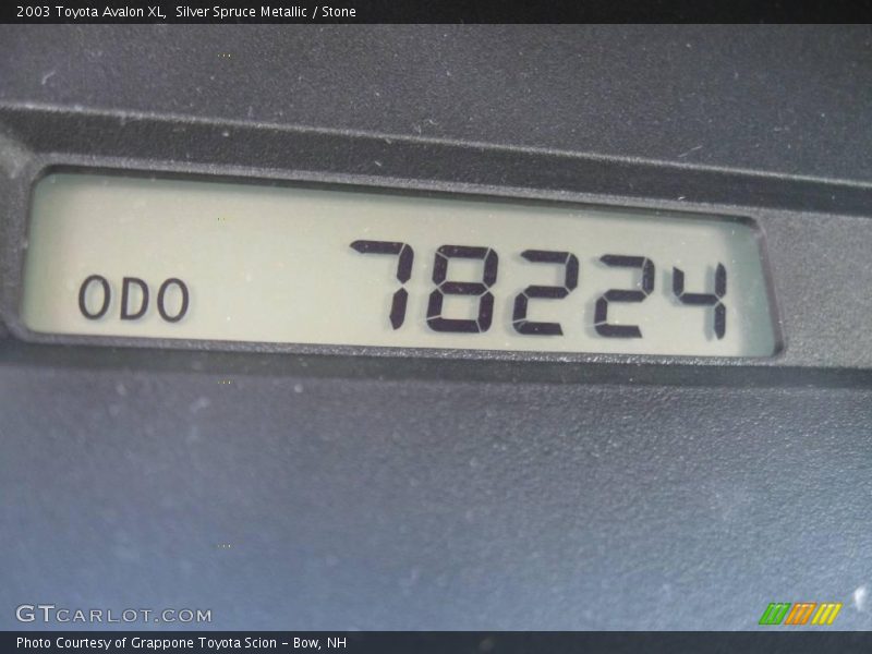 Silver Spruce Metallic / Stone 2003 Toyota Avalon XL