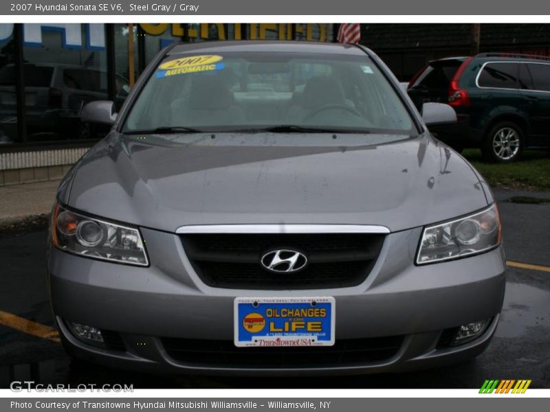 Steel Gray / Gray 2007 Hyundai Sonata SE V6