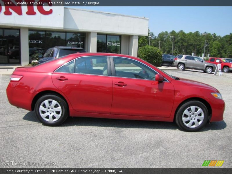 Barcelona Red Metallic / Bisque 2010 Toyota Camry LE