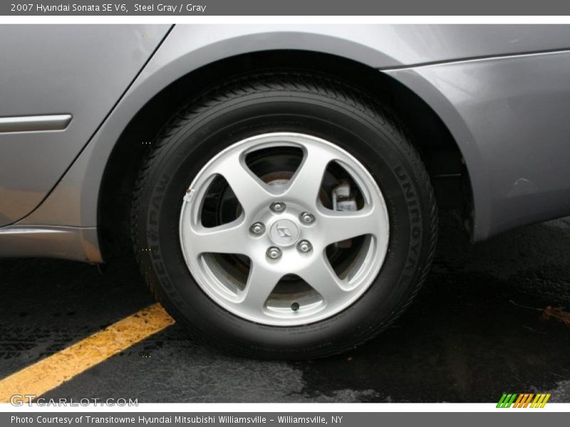 Steel Gray / Gray 2007 Hyundai Sonata SE V6