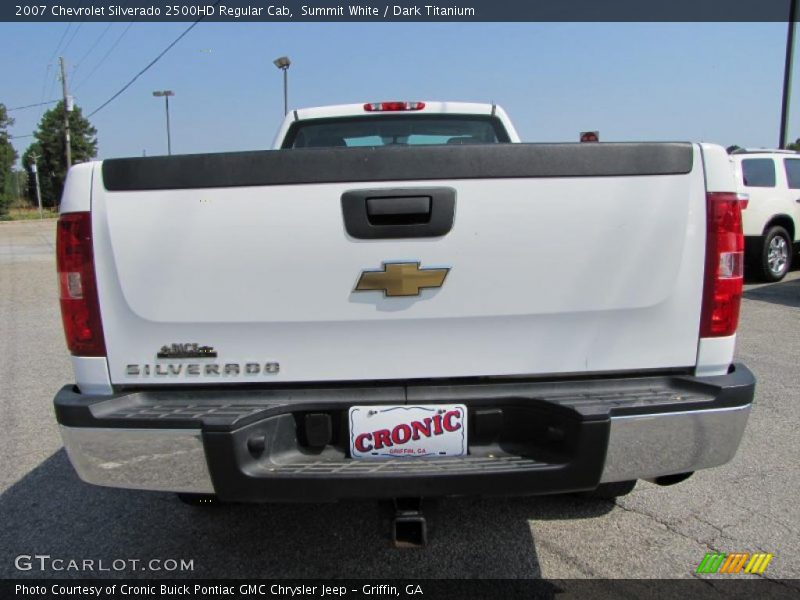 Summit White / Dark Titanium 2007 Chevrolet Silverado 2500HD Regular Cab
